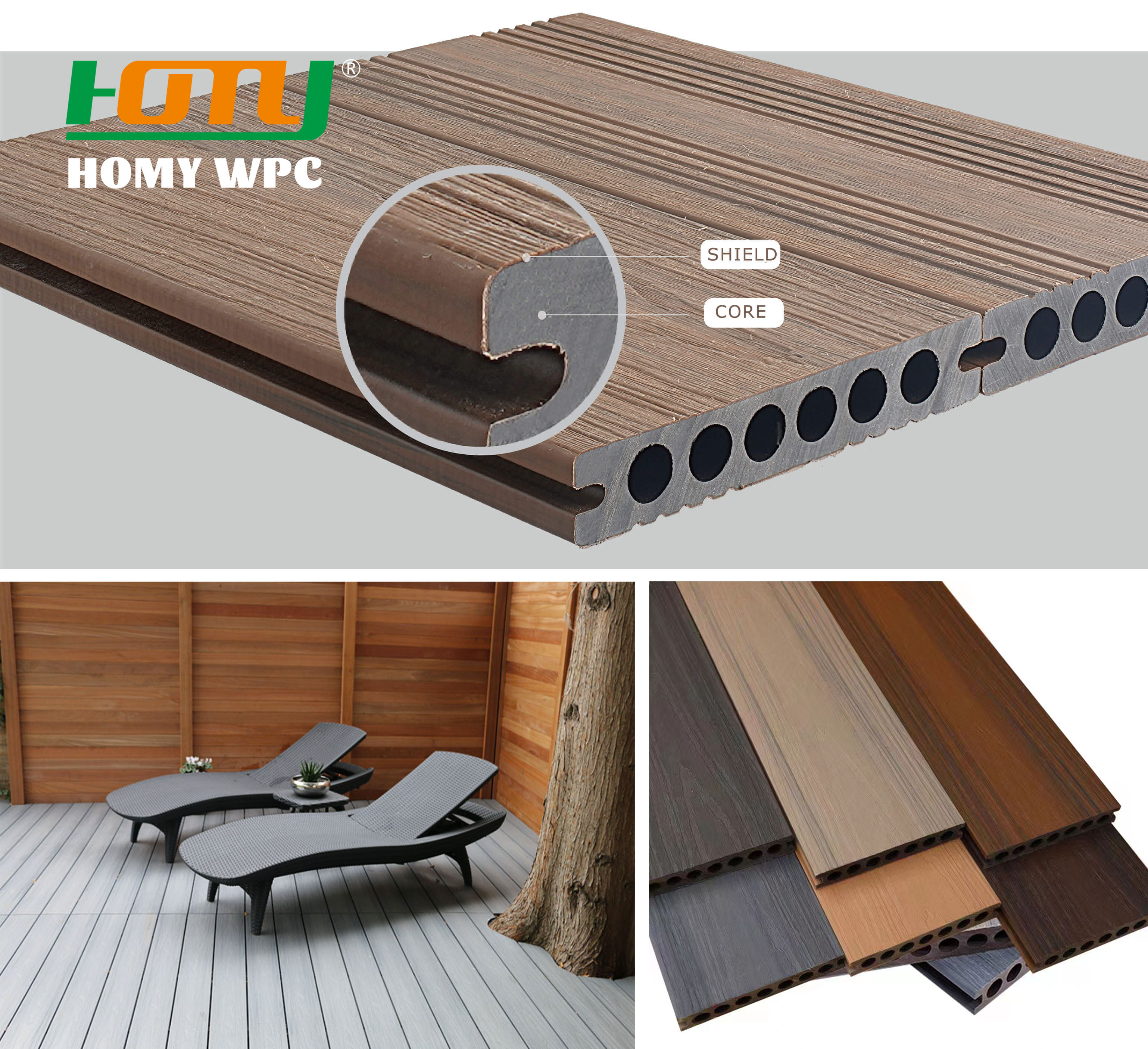 COEXTRUSION WPC DECKING