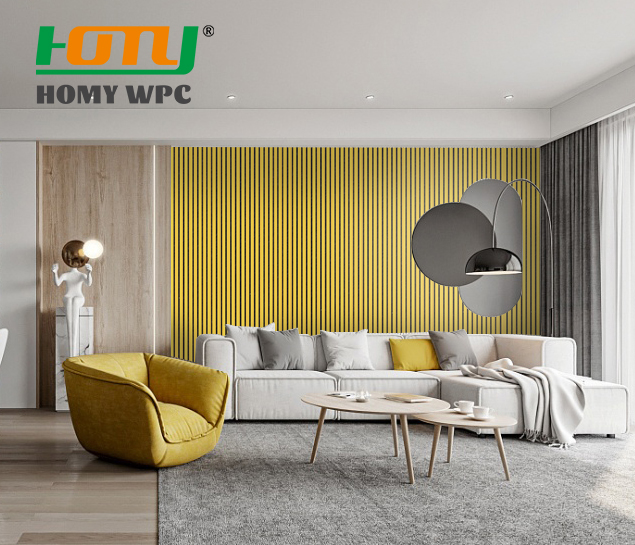 PVC Film Acoustic Wood Slat Wall Panel