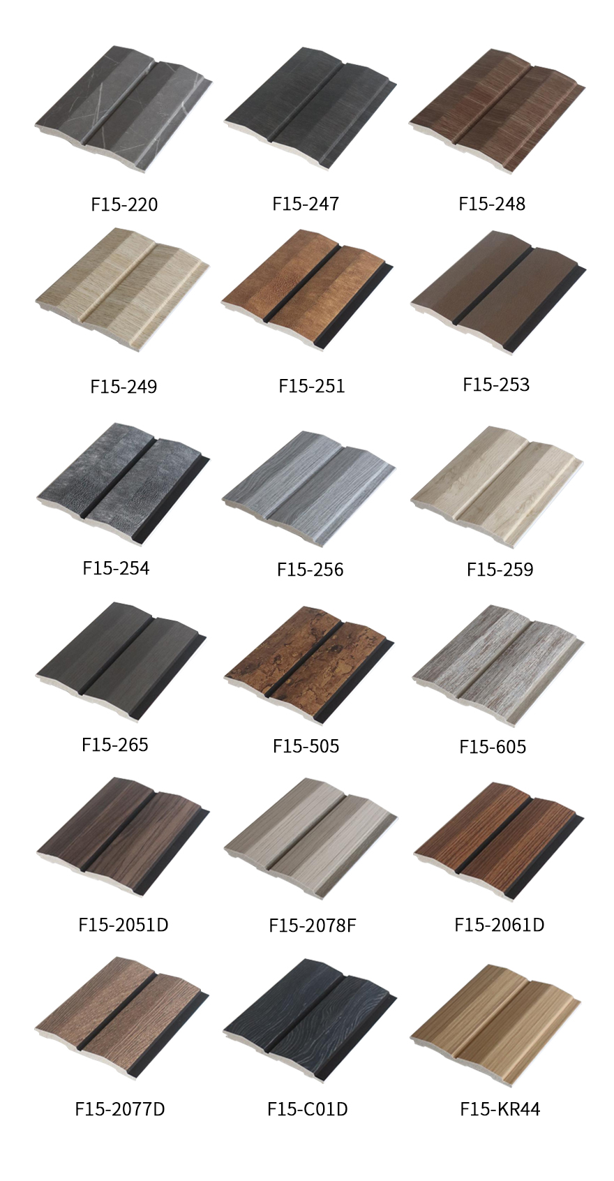 3D pine ps wall panel 15