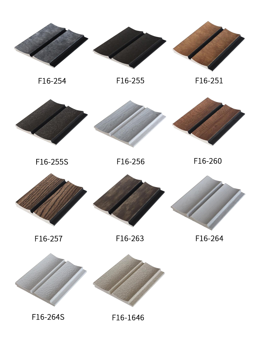 3D pine ps wall panel 16