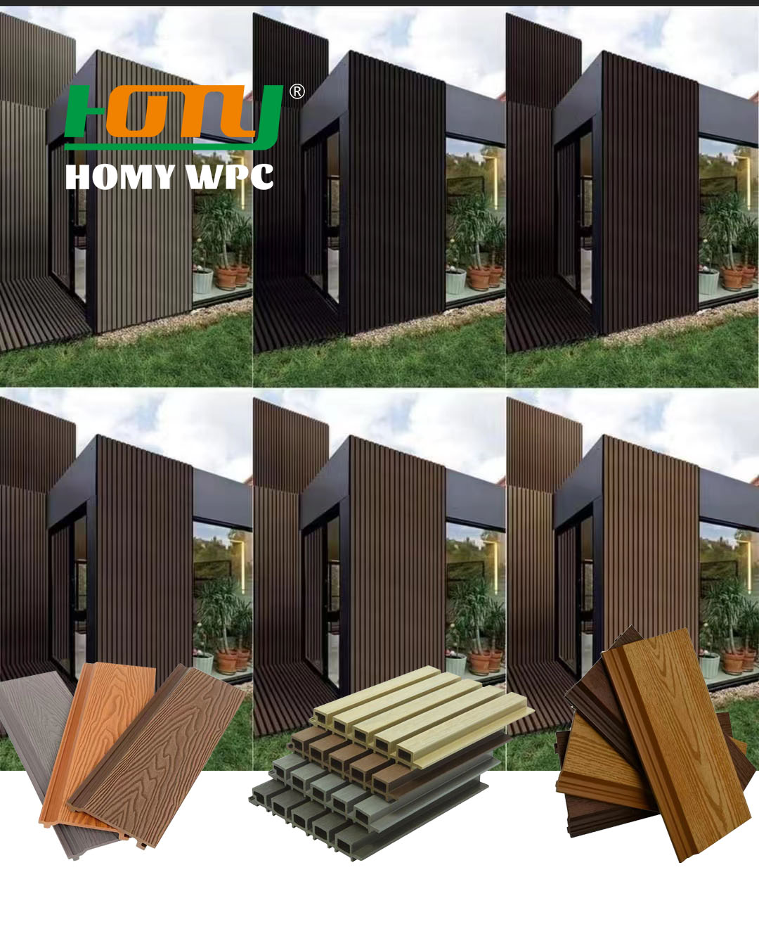 Outdoor WPC Wall Panel