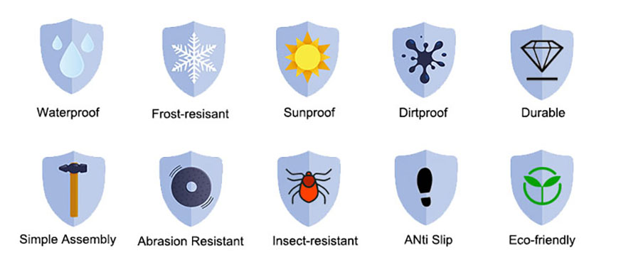 exterior wpc pergola