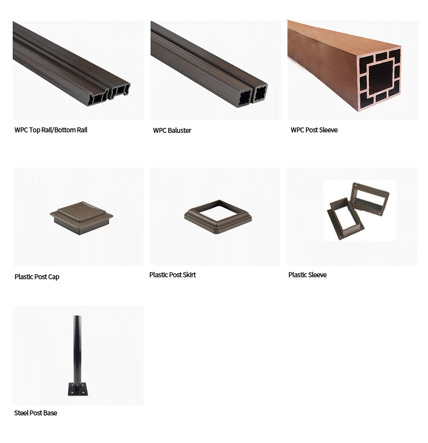 exterior wpc railing