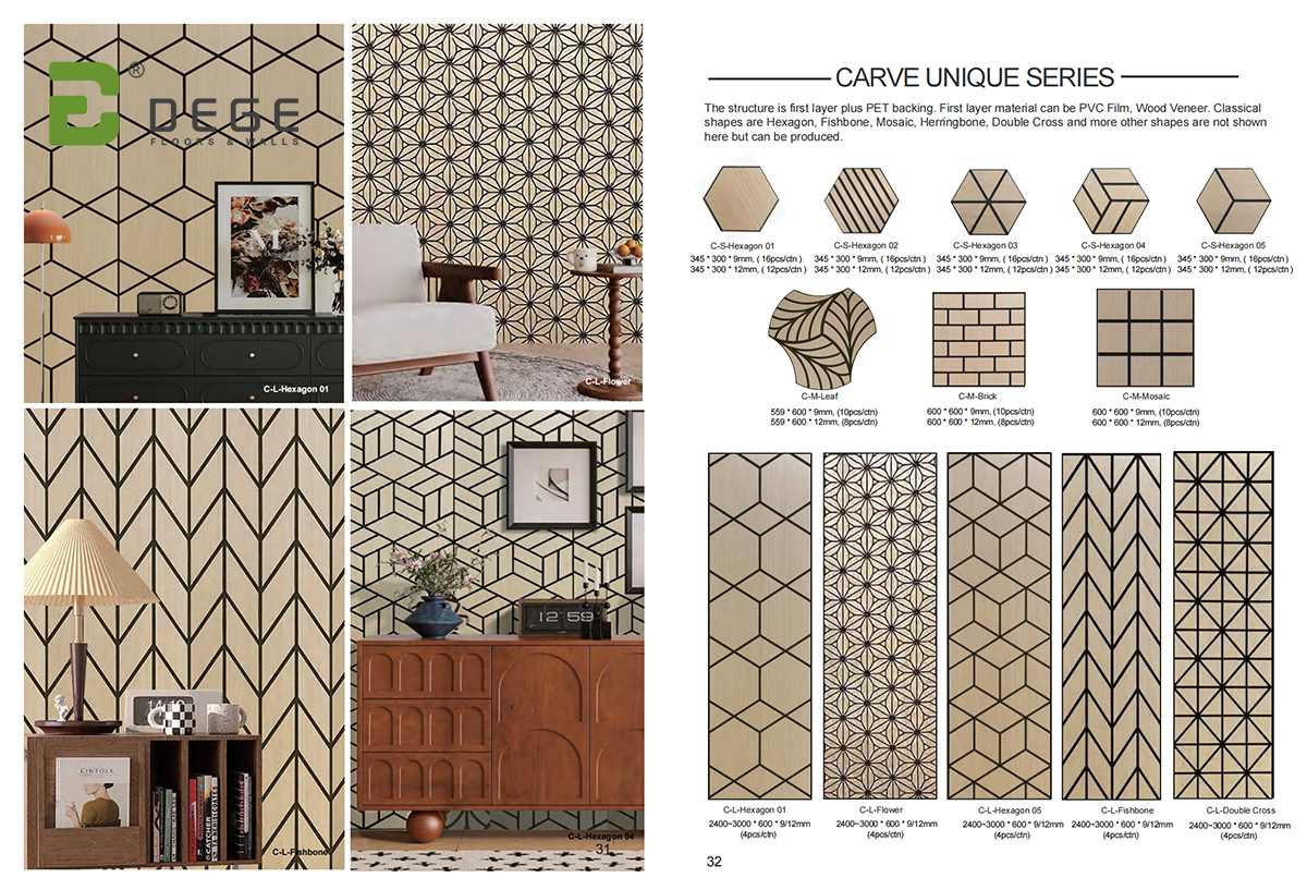Acoustic Wall Panel-Carve Unique Series