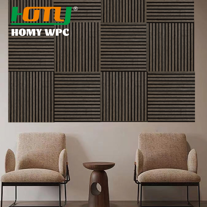 Acoustic Wood Slat Wall Panel from Homy