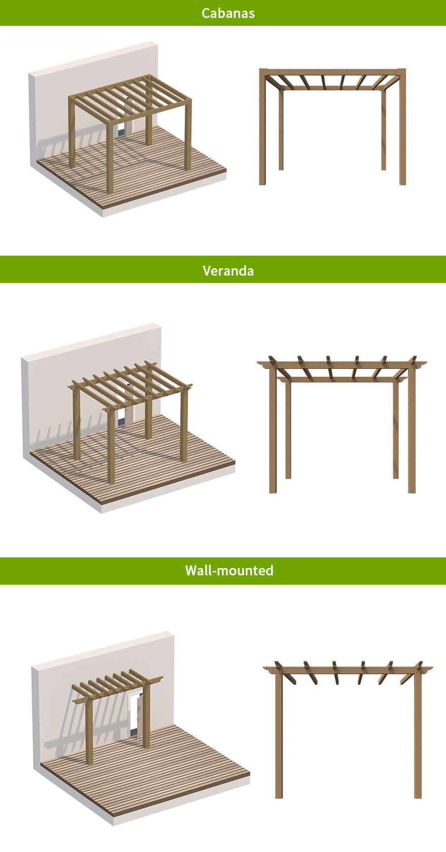 louvered roof wpc pergola