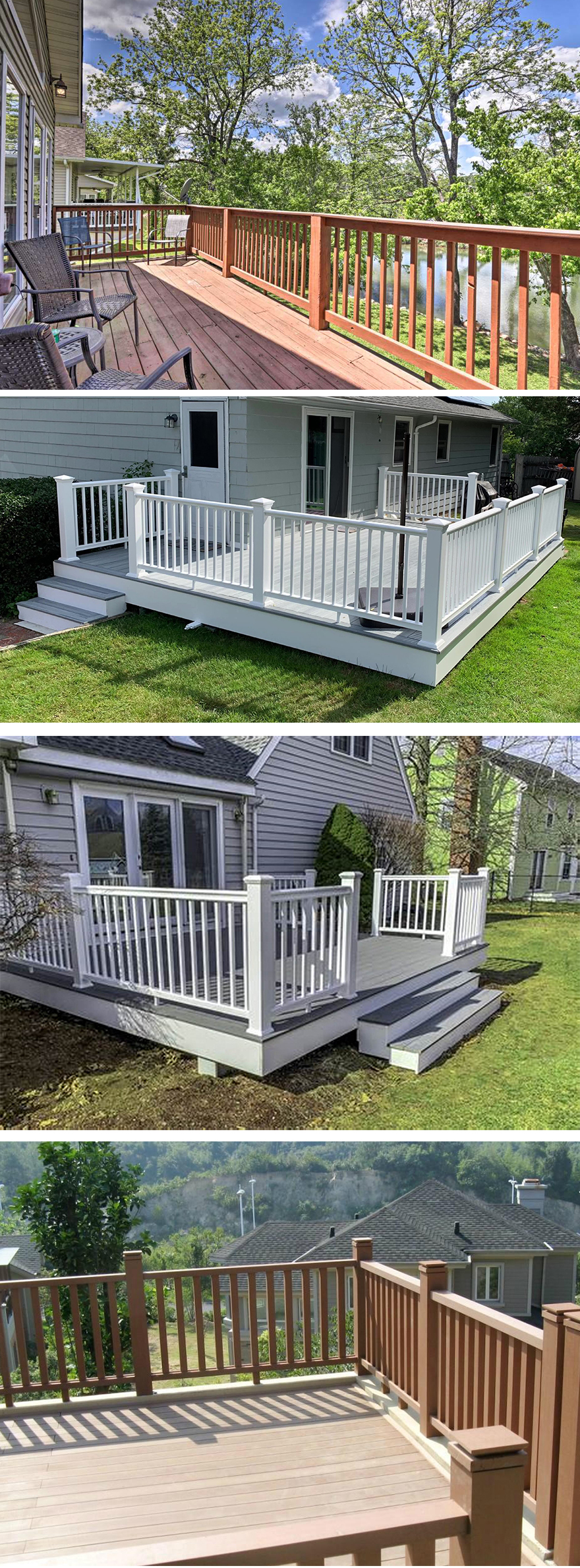 louvered roof wpc railing