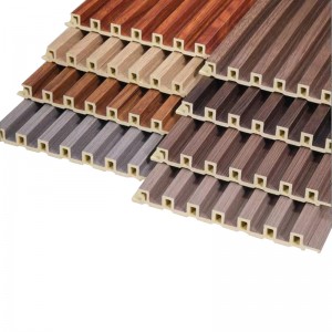 Indoor 3D WPC Wall Panel With 7 Holes