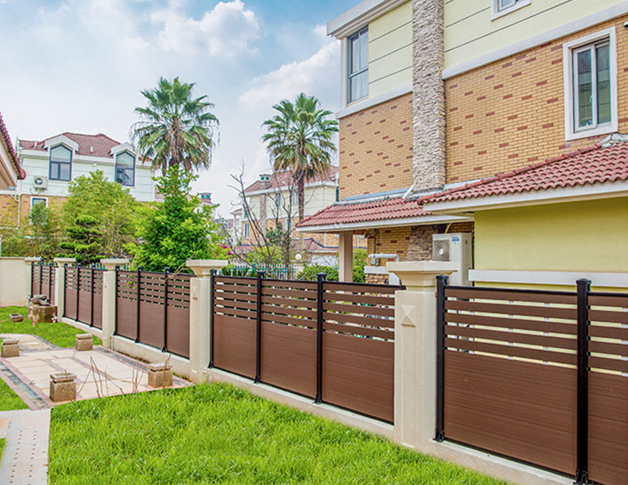 outdoor composite fence