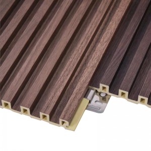 Indoor 3D WPC Wall Panel With 7 Holes