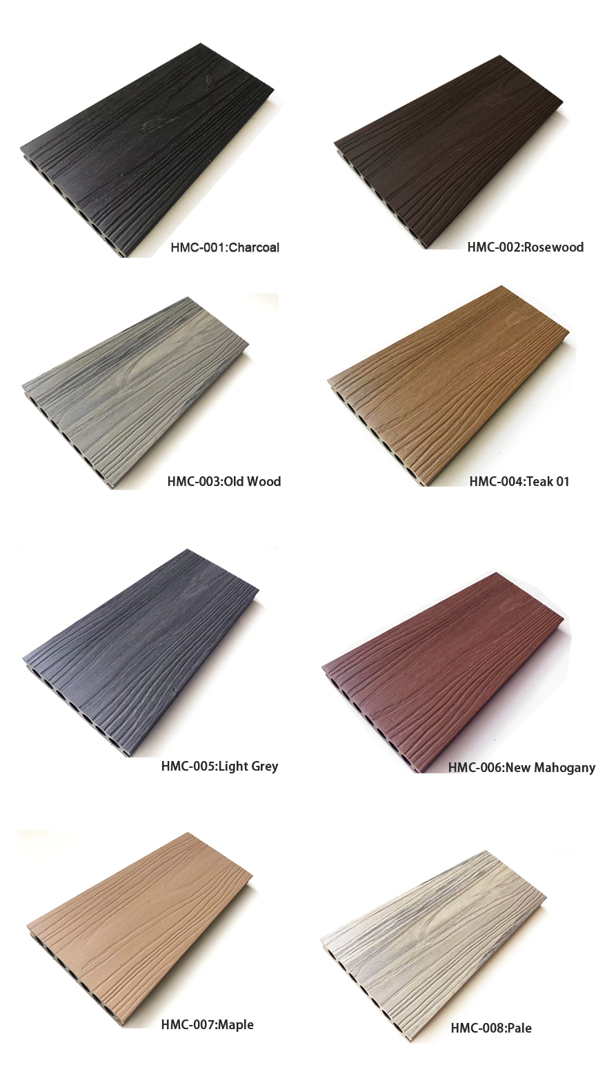WPC-Terrassendielen aus Holz-Kunststoff-Verbundwerkstoff
