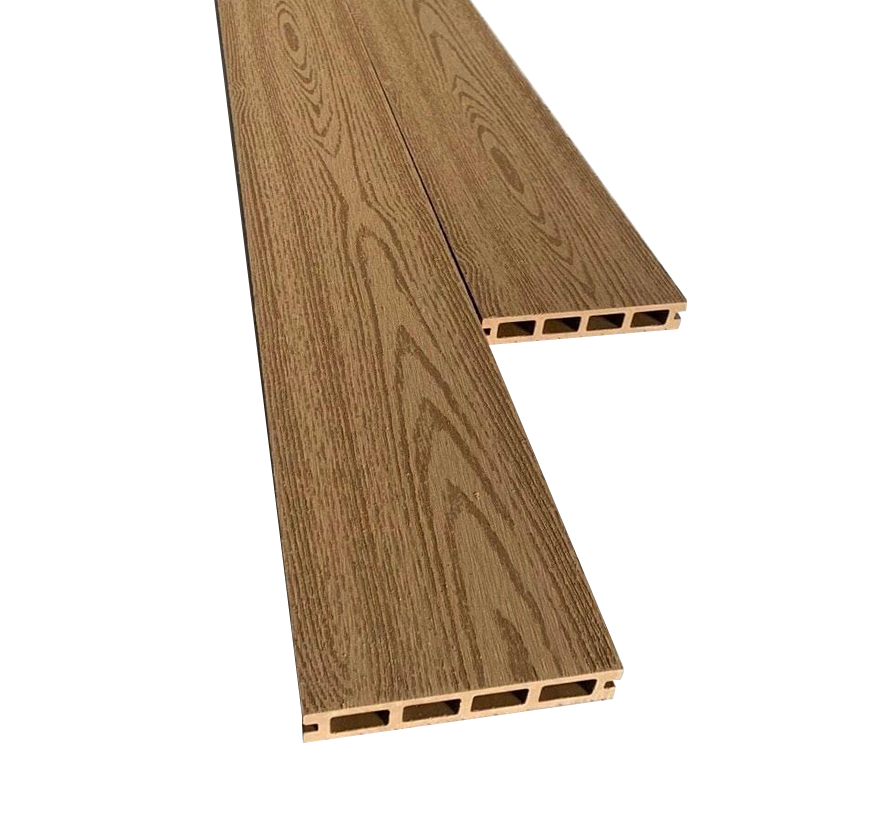 wpc hollow composite decking board